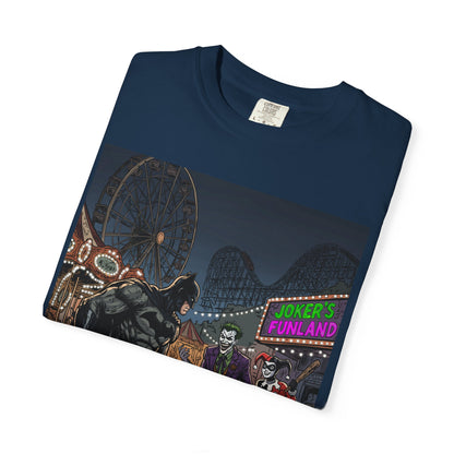 Batman vs Joker Graphic T-Shirt — Gotham Carnival Night Tee