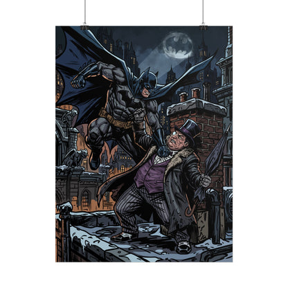Batman vs. Penguin Rolled Poster