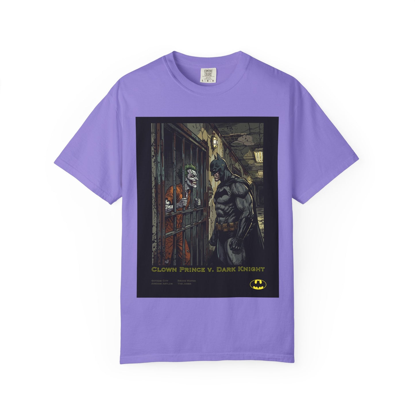 Batman vs Joker Graphic T‑Shirt — "Clown Prince V. Dark Knight" Comic Art Tee