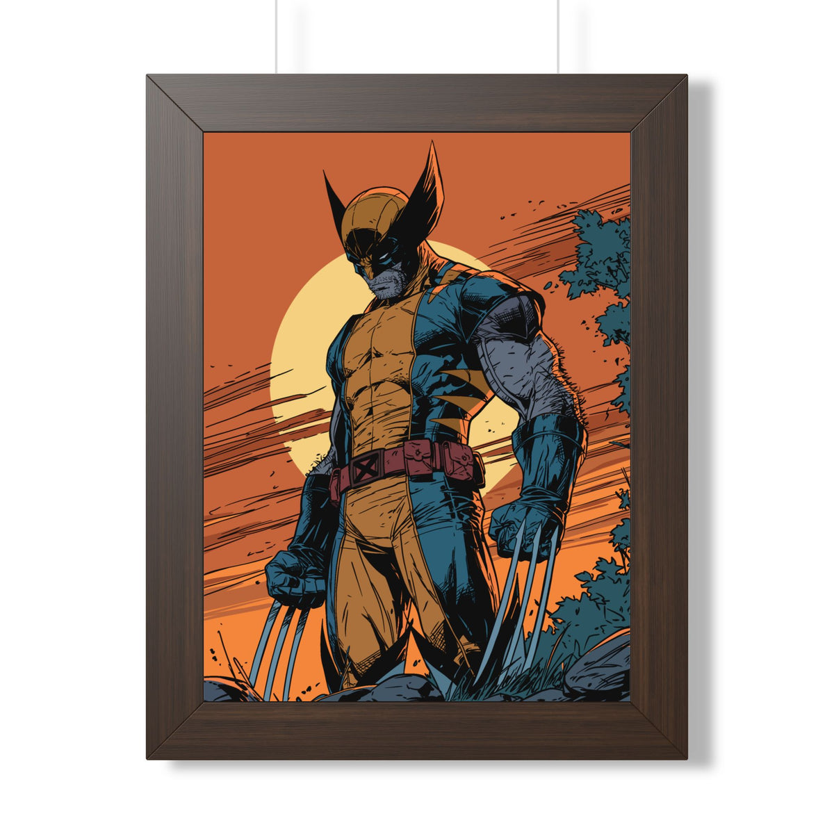 Wolverine - Dusk - Comic Art Framed Poster