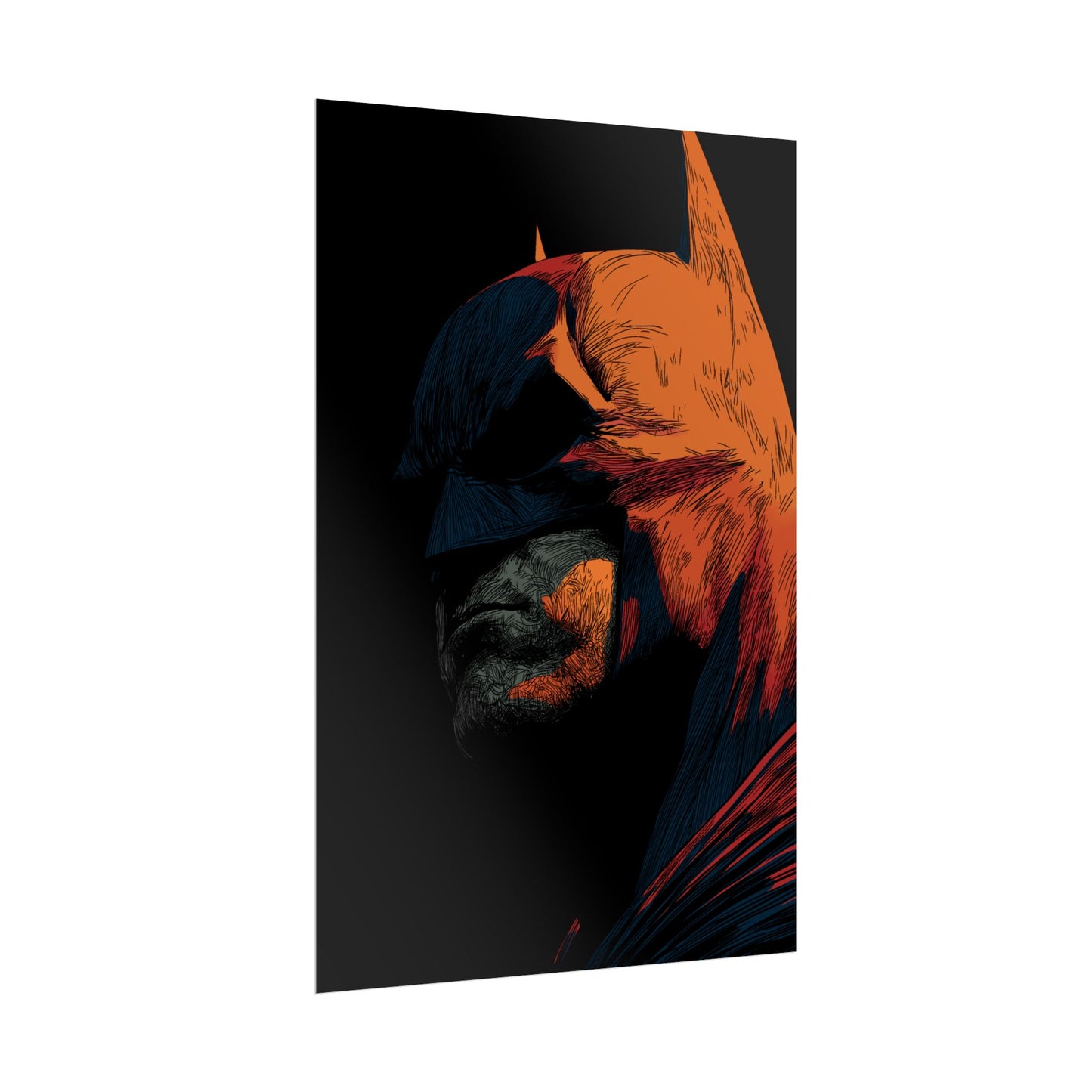 Batman Profile Art Poster