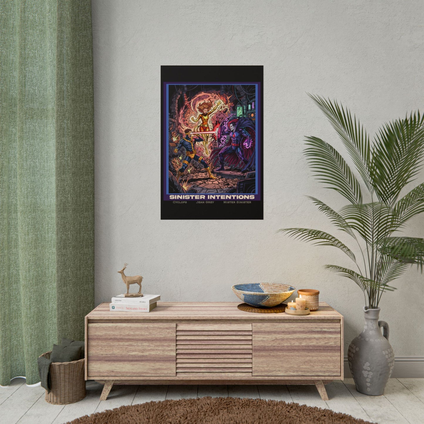 'Sinister Intentions' Comic Art Print (Cyclops · Jean Grey · Mister Sinister)