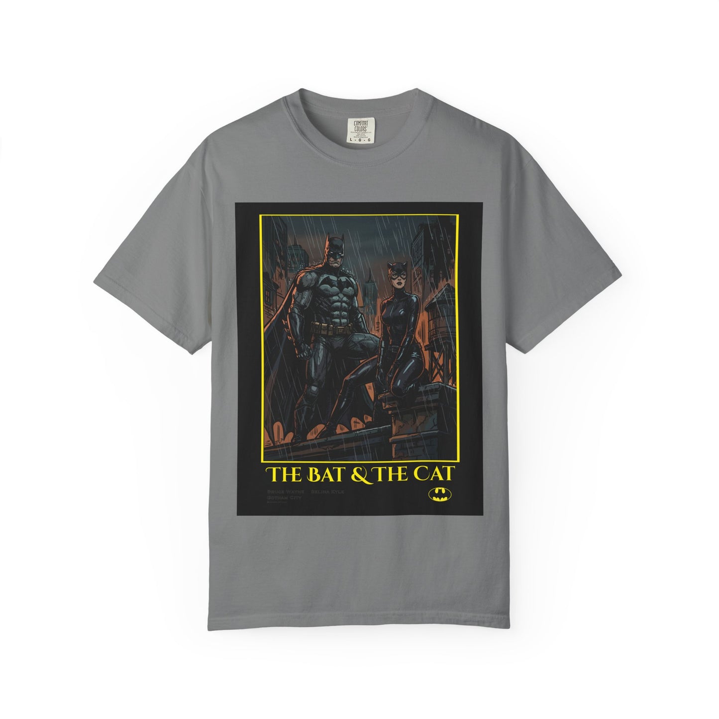 “The Bat & The Cat” Vintage Comic Poster Tee