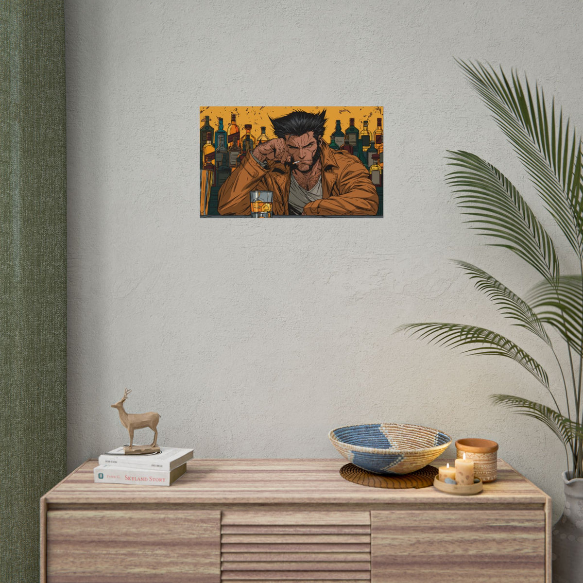 Wolverine Bar Scene Poster