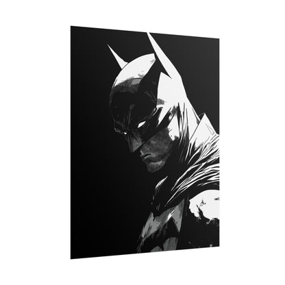 Batman Noir Portrait Poster