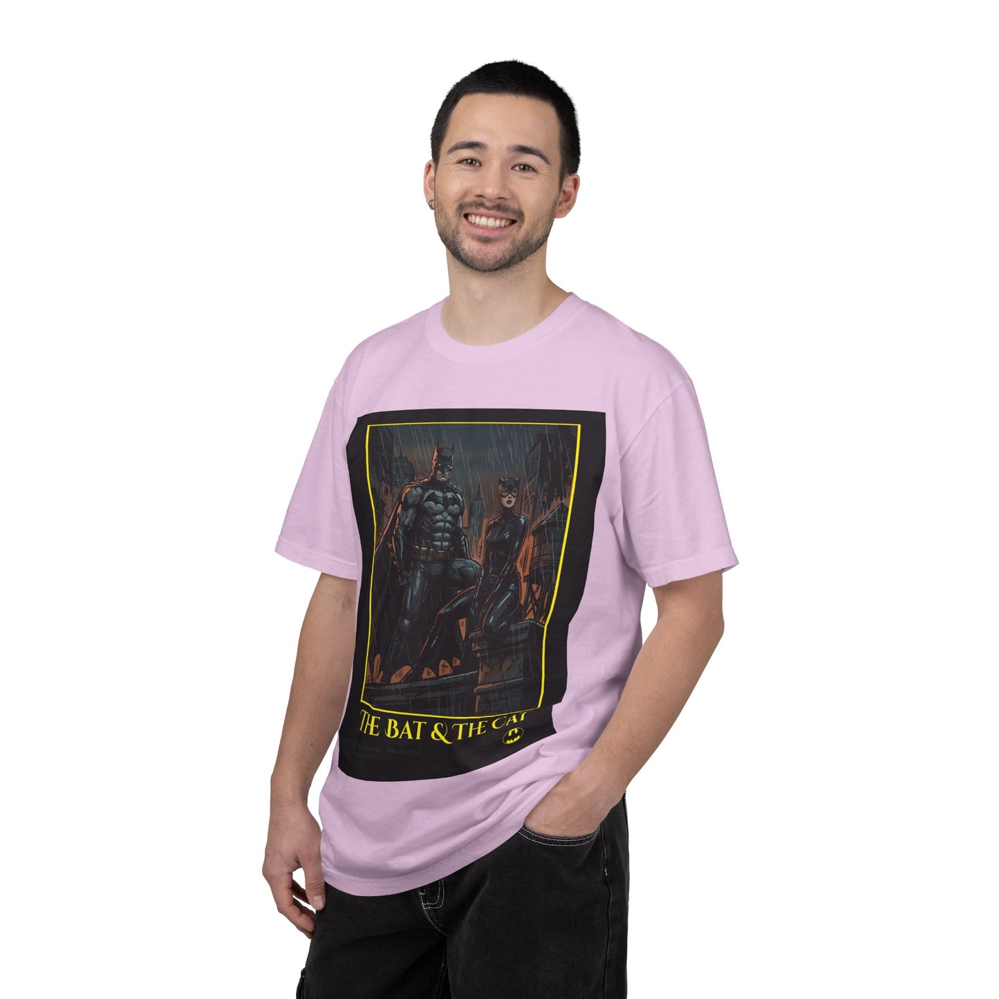 “The Bat & The Cat” Vintage Comic Poster Tee