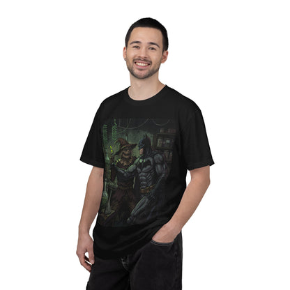 Batman & Scarecrow Graphic T-Shirt — Dark Comic Art Tee
