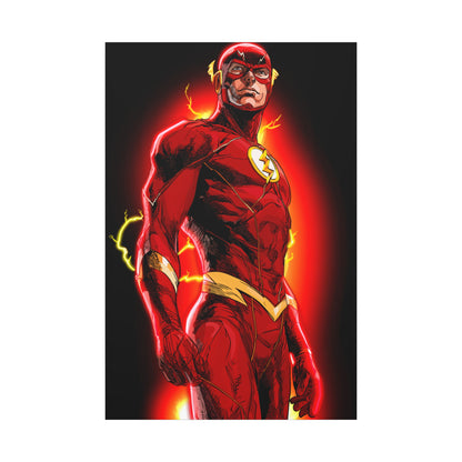 Scarlet Speed - Matte Canvas Print