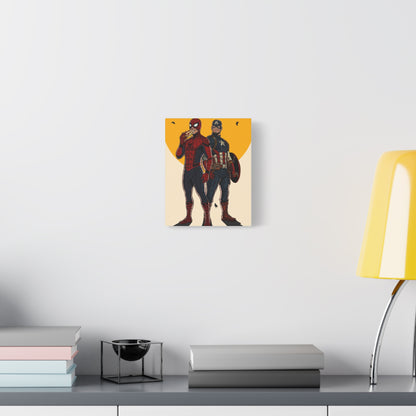 Brooklyn vs Queens - Matte Canvas Print