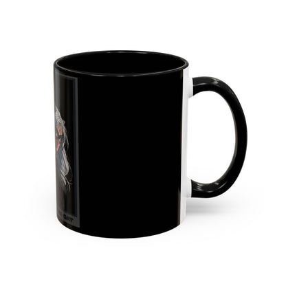 Spider & Cat Duo Accent Coffee Mug – Black 11/15oz