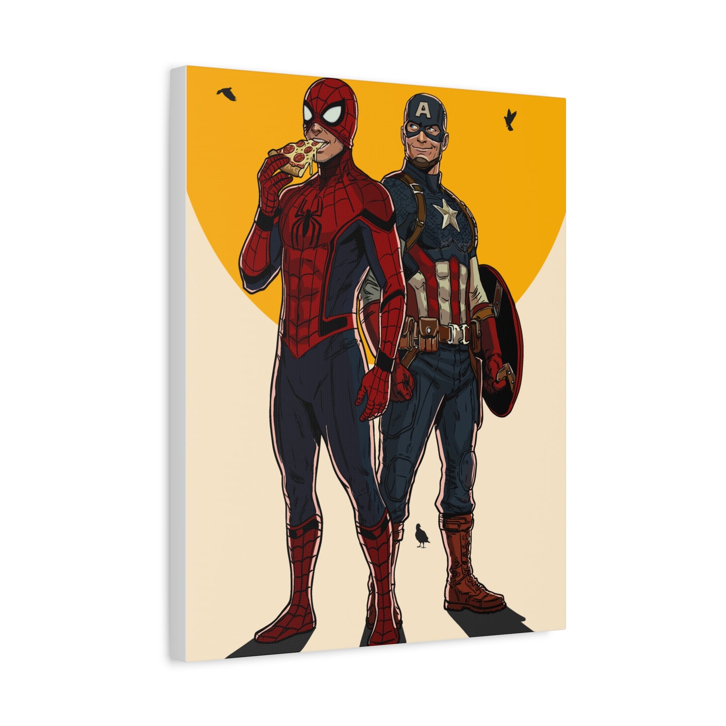 Brooklyn vs Queens - Matte Canvas Print