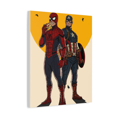 Brooklyn vs Queens - Matte Canvas Print