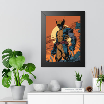 Wolverine - Dusk - Comic Art Framed Poster