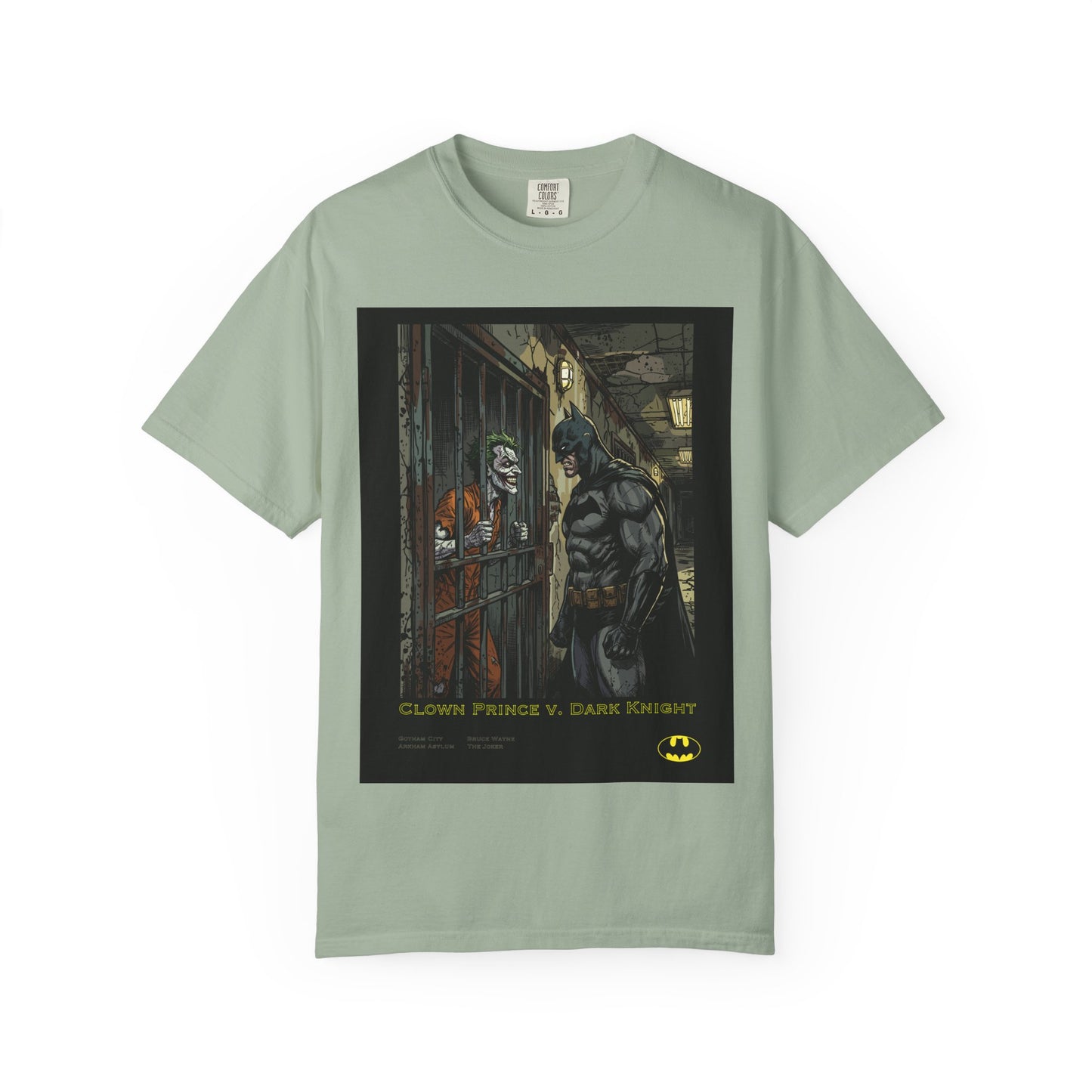 Batman vs Joker Graphic T‑Shirt — "Clown Prince V. Dark Knight" Comic Art Tee