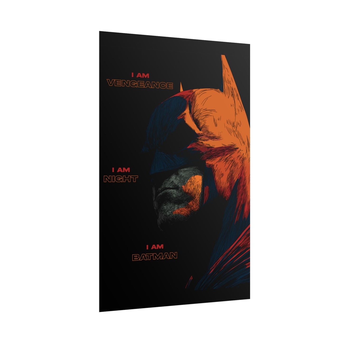 Batman 'I Am Vengeance' Rolled Poster