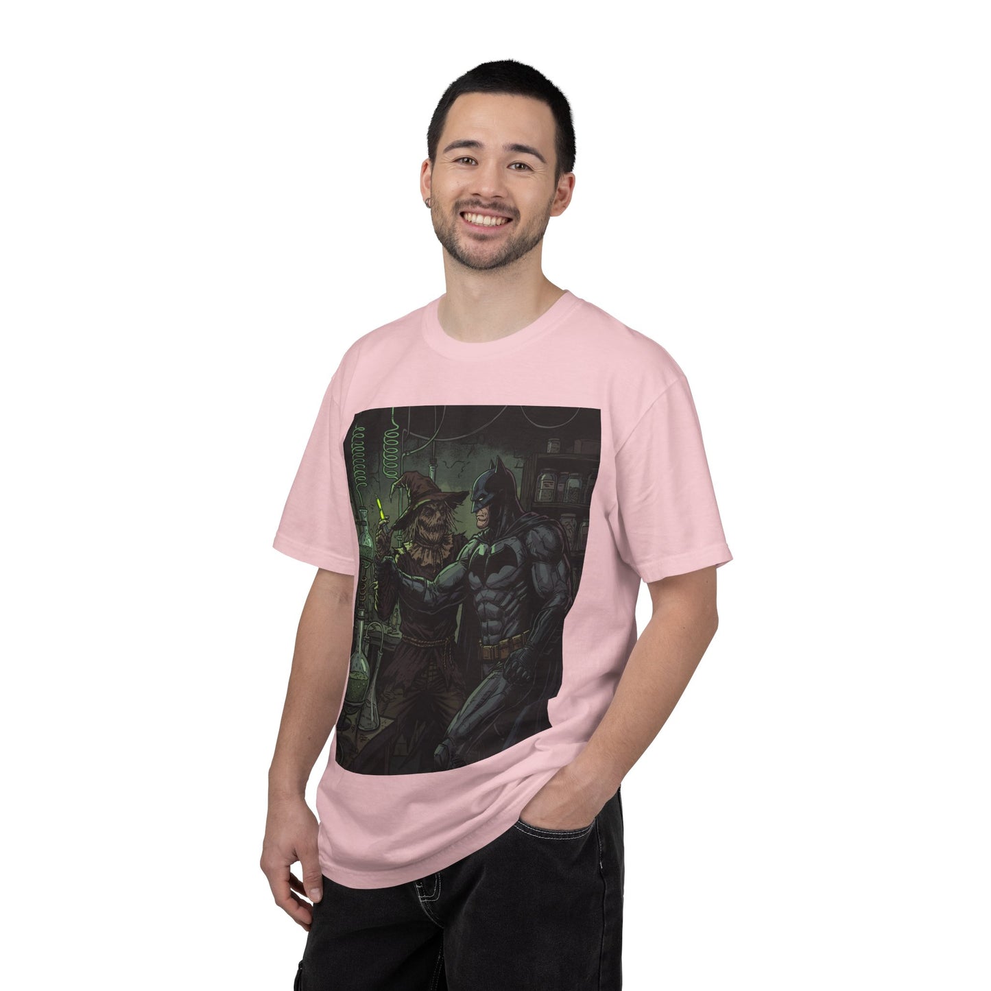 Batman & Scarecrow Graphic T-Shirt — Dark Comic Art Tee