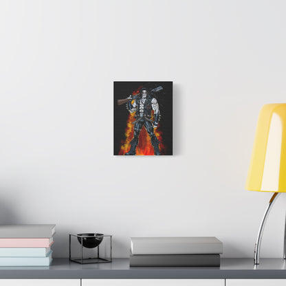 The Main Man Bounty Hunter - Matte Stretched Wall Art