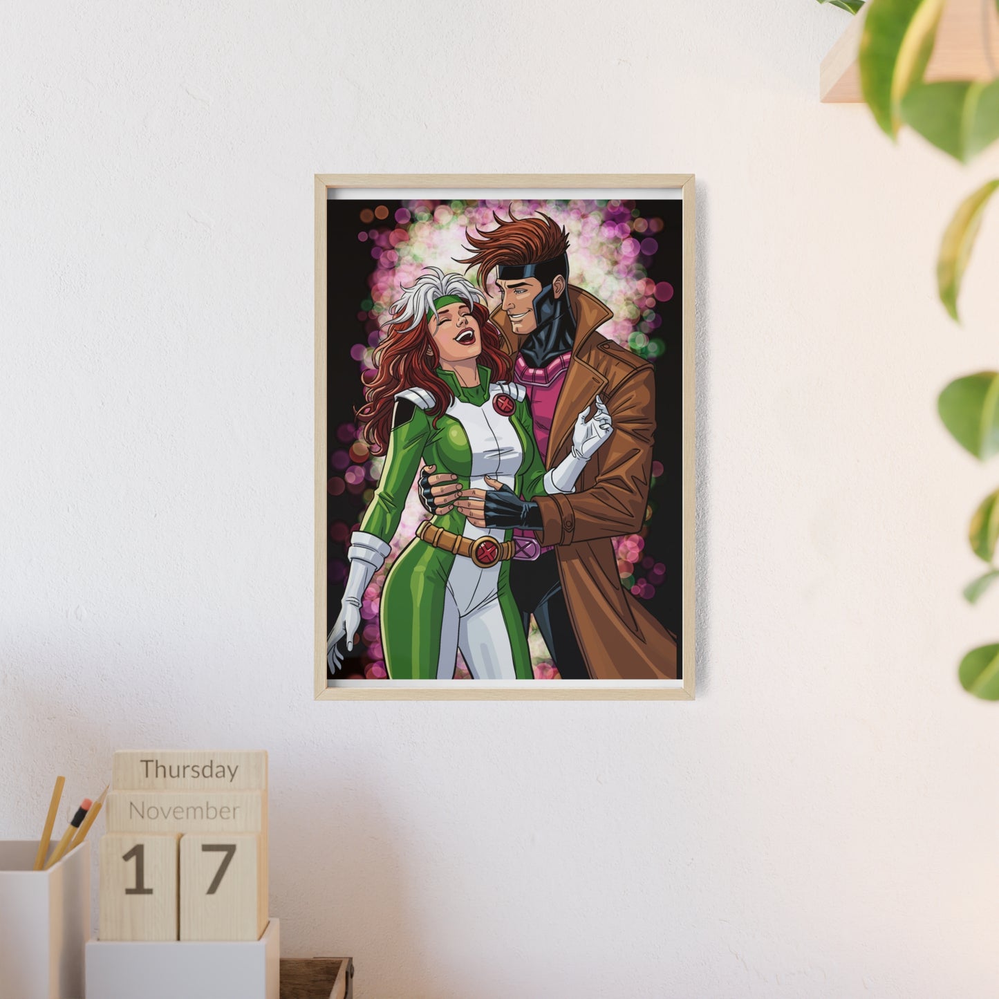 Thief & Belle - Poster with Wooden Frame