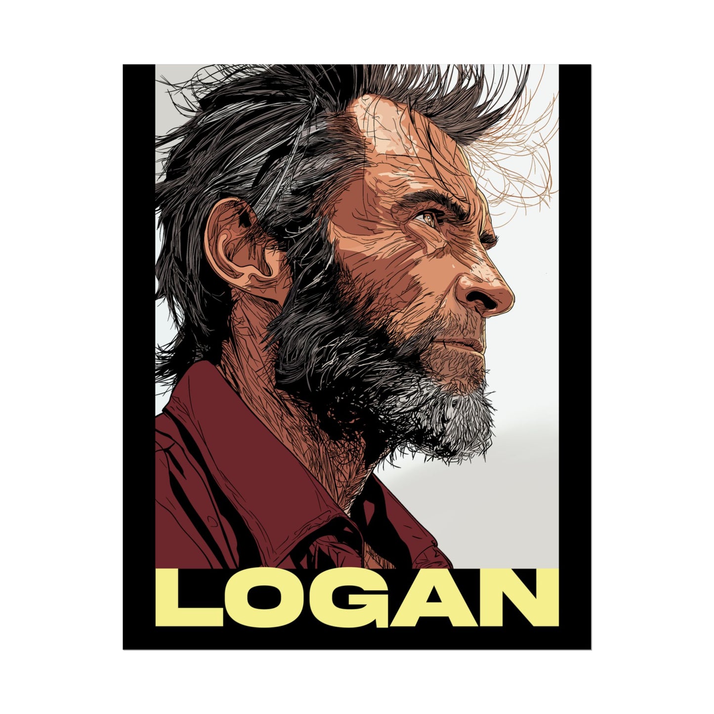 Wolverine - Logan Text Poster