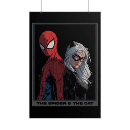 Spider & Cat Cinematic Comic Poster