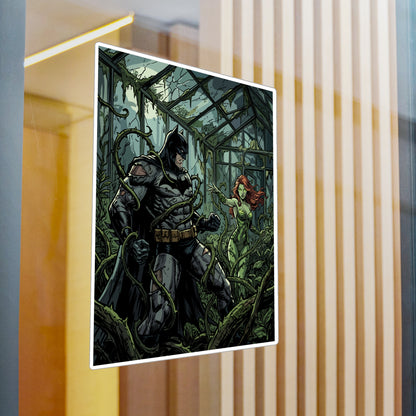 Batman & Poison Ivy Greenhouse Sticker