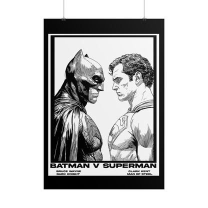 Cinematic Batman v Superman Rolled Poster