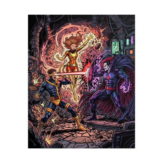 Cyclops and Jean Versus Mister Sinister