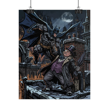 Batman vs. Penguin Rolled Poster