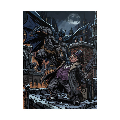 Batman vs. Penguin Rolled Poster