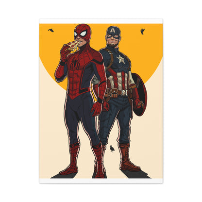 Brooklyn vs Queens - Matte Canvas Print