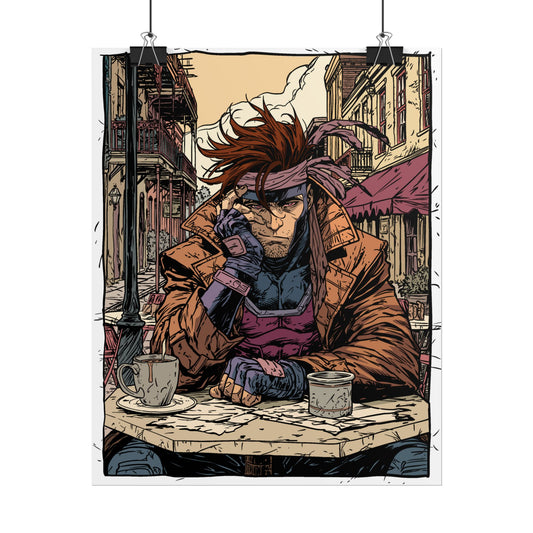 Gambit - New Orleans Cafe - Poster