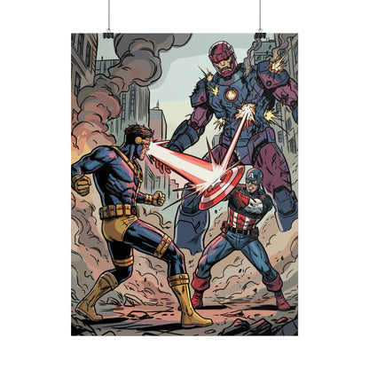 Scott & Steve Teamup - Rolled Poster