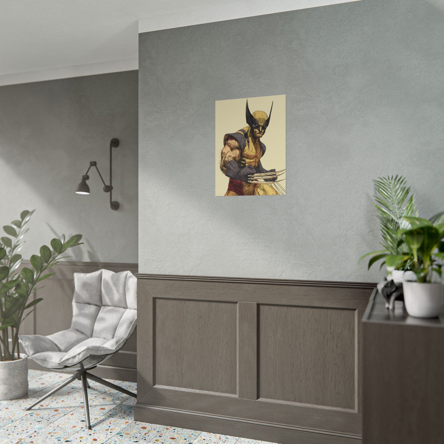 Wolverine Comic Art Poster — Rolled Superhero Wall Print