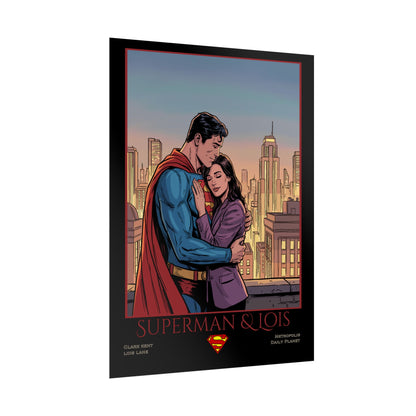 Superman & Lois Vintage Romance Wall Art